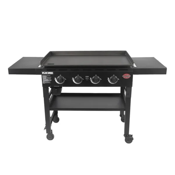Char-Griller 4-Burner Propane Gas Griddle in Black