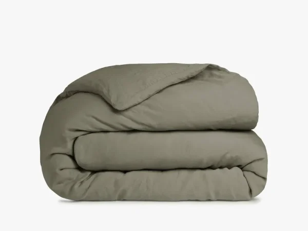 Parachute Linen Duvet Cover - Moss