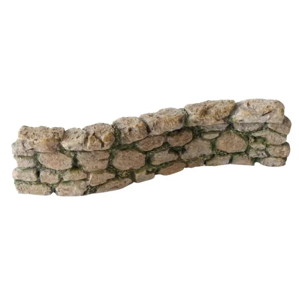 TG,LLC Miniature Cobblestone Rock Wall Fairy Garden Ornament Dollhouse Decor Accessory