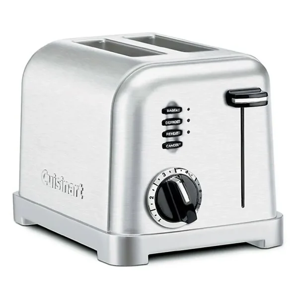 Cuisinart 2-Slice Metal Classic Toaster, Brushed Chrome