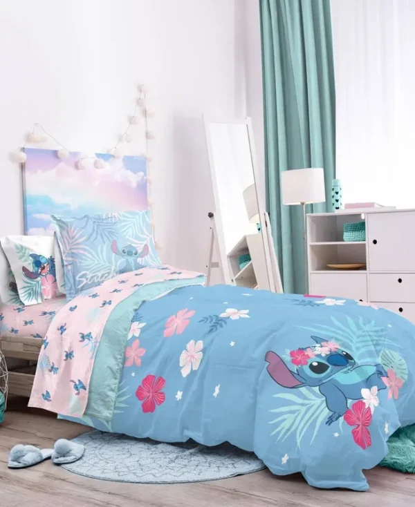 Lilo Stitch Paradise Dream 5 Piece Bed Set, Twin - Multi