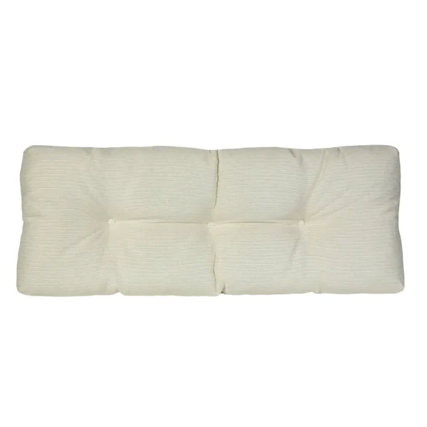 Klear-Vu Gripper Tufted 36 Omega Universal Bench Cushion - Ivory