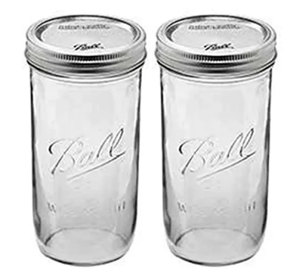 24 oz Jar, Wide Mouth, 24 Ounce,Clear
