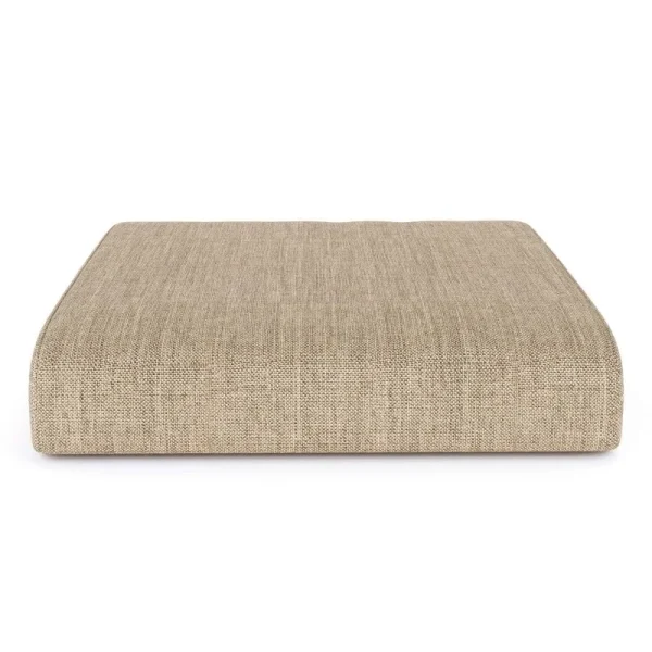 AllModern Sunbrella Outdoor Ottoman Cushion Size: 4" H x 22" W x 20" D Fabric: Cast Ash Sunbrella Plainweave