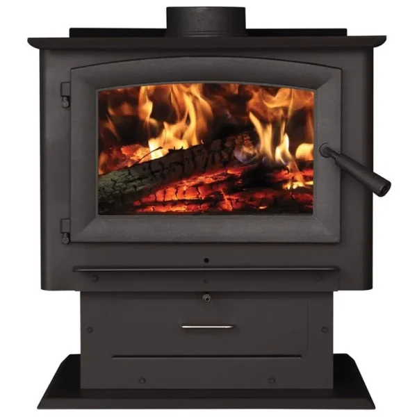 US Stove EPA Certified 2000 Sq ft Classic Wood Burning Stove