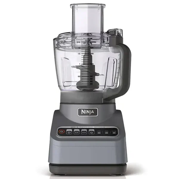 Ninja - Professional Food Processor, 1000 Peak Watts, 9-Cup Capacity, Auto-iQ Preset Programs - Silver