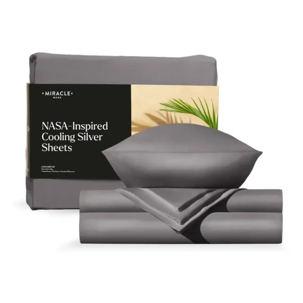 Miracle Brand Extra Miracle Made Sheet Set, Full / Stone / Extra Luxe