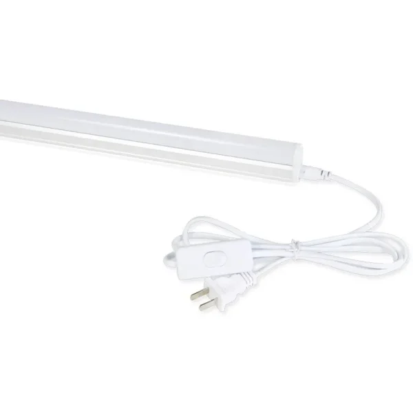 Barrina LED T5 Integrated Single Fixture, 4ft, 2200lm, 6500K (Super Bright White), 20W, Utility Shop Light, Ceiling and Under