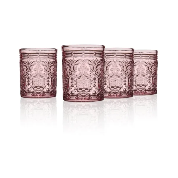Godinger Jax Double Old Fashion - Set of 4 - Pink