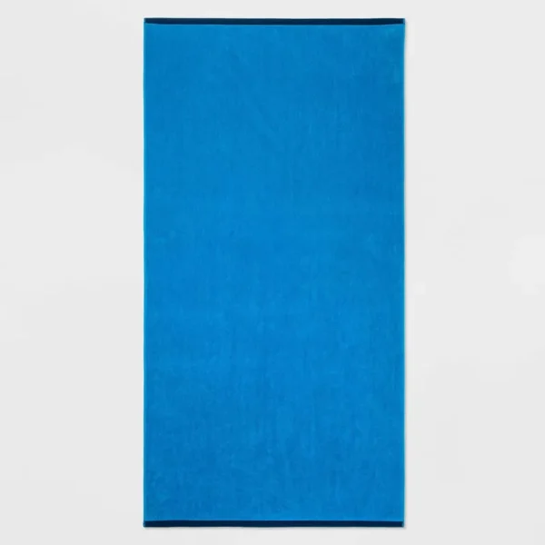 Wow Reversible Beach Towel Blue - Sun Squad