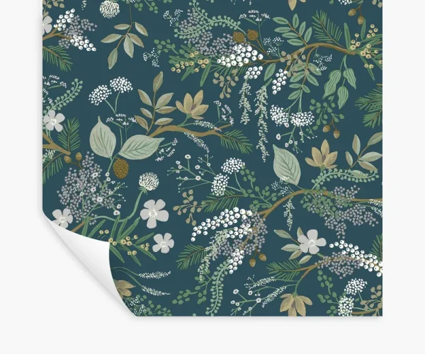 Juniper Forest Green Peel and Stick Wallpaper
