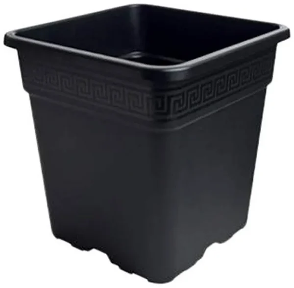 Gro Pro Black Square Pot 5 Gallon