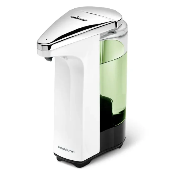 simplehuman - Compact White Sensor Pump Soap Dispenser