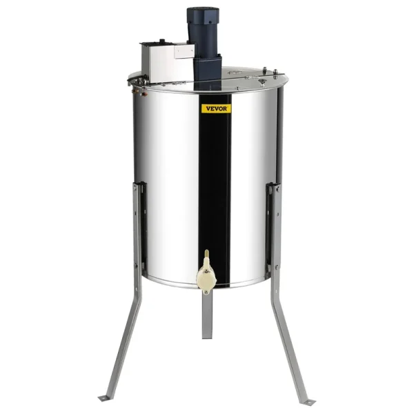 VEVOR Electric Honey Extractor, 4/8 Frames Honey Spinner Extractor, Stainless Steel Beekeeping Extraction, Honeycomb Drum Spin