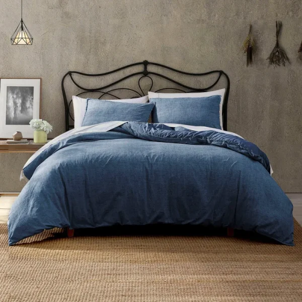 Brielle Home Callan Comforter Set- King Denim
