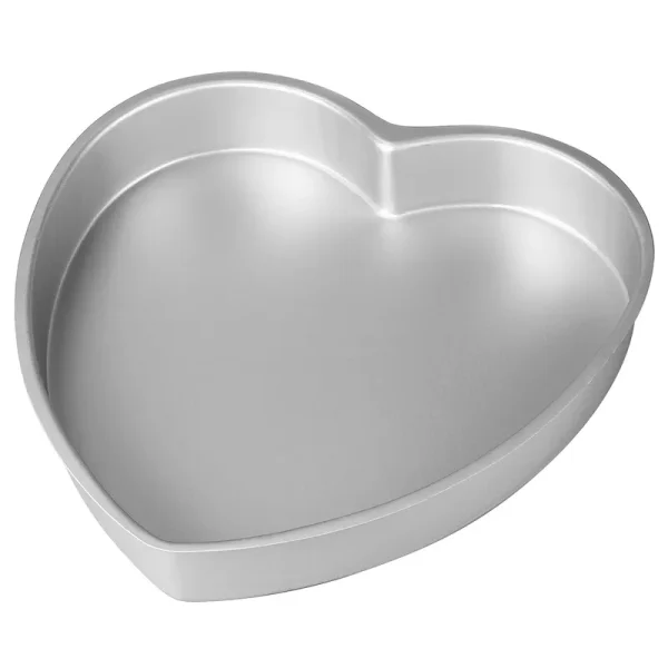 Wilton Decorator Preferred Heart Shaped Cake Pan, 8-inch, Aluminum