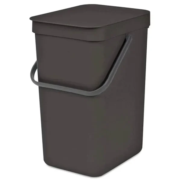 Brabantia 109966 Waste Bin, 16 L, Gray