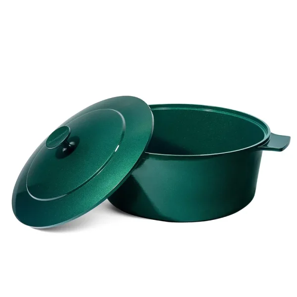 Granitestone Durable Dutch Oven 6.5qt with Self-Basting Lid Technology