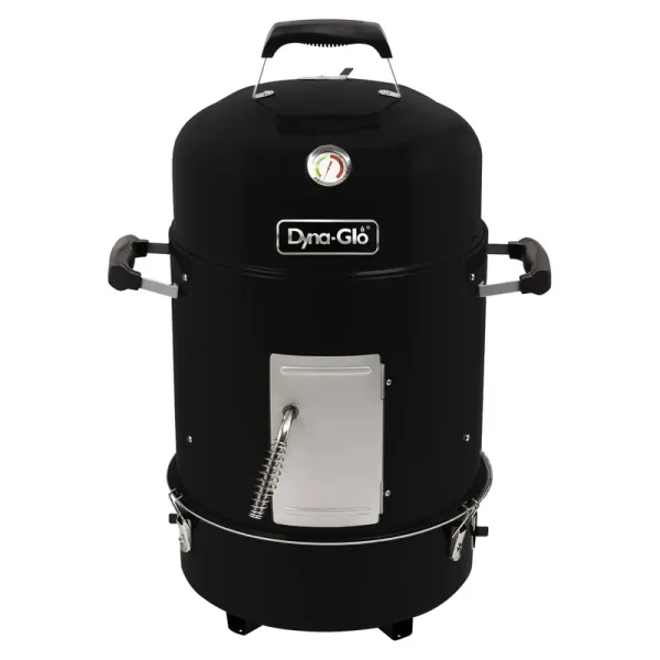 Dyna-Glo Compact Charcoal Bullet Smoker - High Gloss Black