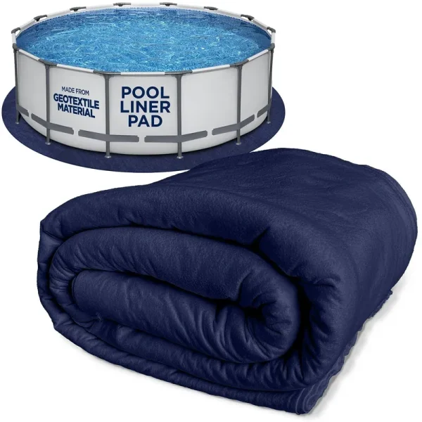 Shop Square 18-Foot Pool Liner Pad for Above Ground Pools - Under Pool Padding, Above Ground Pool Pad, Puncture Protection, Extend Liner Life,