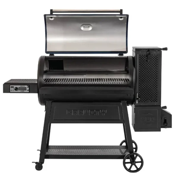 Char-Griller Gravity Fed 980 38-in W Blue Barrel Charcoal Grill | 9800