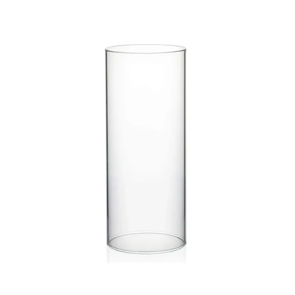 WGV Clear Glass Hurricane Candle Holder Vase 10-Inch