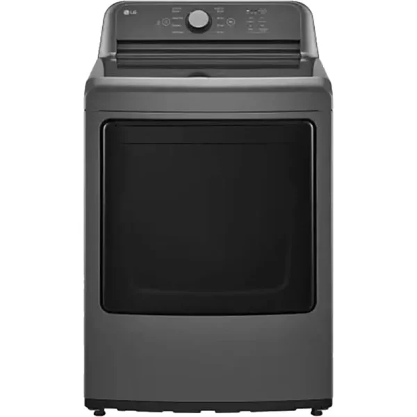 LG DLE6100M 7.3 Cu. Ft. Monochrome Gray Front Load Smart Electric Dryer