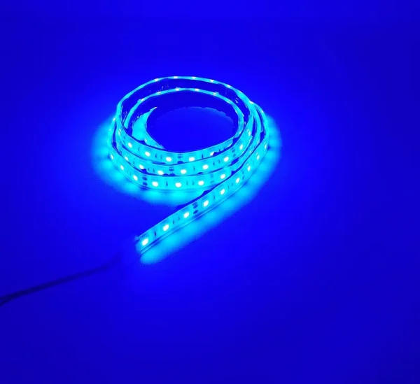 Marine Submersible LED Light Strip 12V 1.2m BLUE, LED rope lights, Waterproof Led Lights
