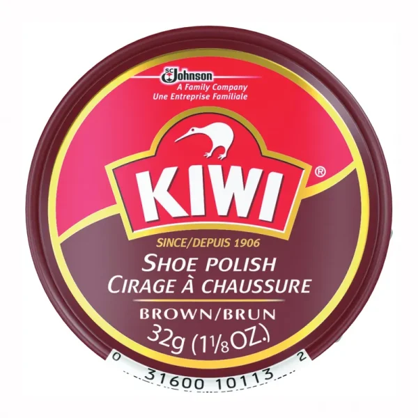 KIWI Paste Polish, Brown - 1-1/8 oz tin