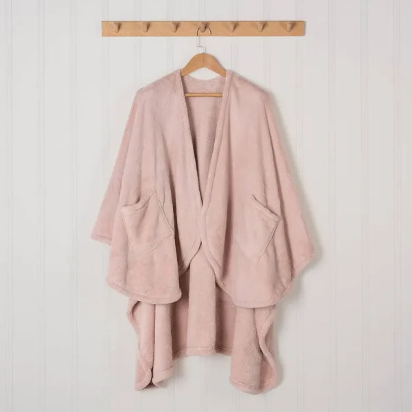 PrimaLush Cape Wrap | Loungewear | Berkshire Blanket and Home Co. Just Peachy