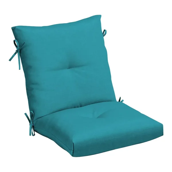 Arden Selections Plush BlowFill Dining Chair Cushion 21 x 40 - Lake Blue Leala