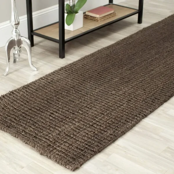 Jeremy Handwoven Flatweave Jute/Sisal Brown Area Rug Andover Mills Rug Size: Runner 2'6" x 8'