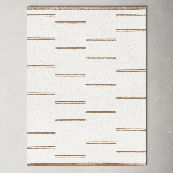 Agnes Performance Geometric Ivory Rug AllModern Rug Size: Rectangle 7'10" x 10'
