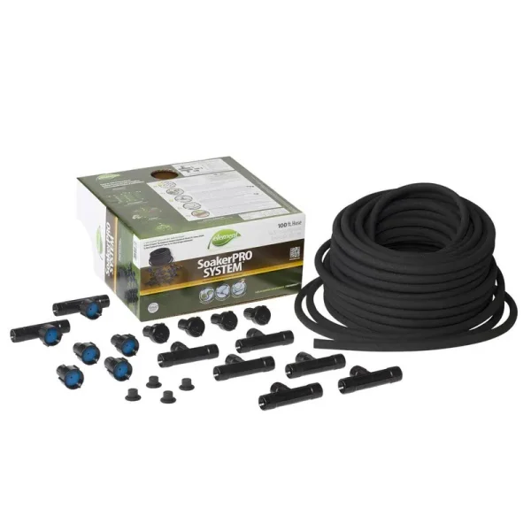 Lowe's 3/8-in x 100-ft-Duty Kink Free Rubber Black Soaker Hose