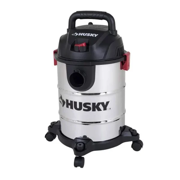 6 gal. Stainless Steel Wet/Dry VAC with Filter, Hose, and Accessories