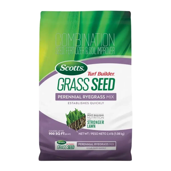 Scotts 2.4 lbs. Turf Builder Grass Seed Perennial Ryegrass Mix