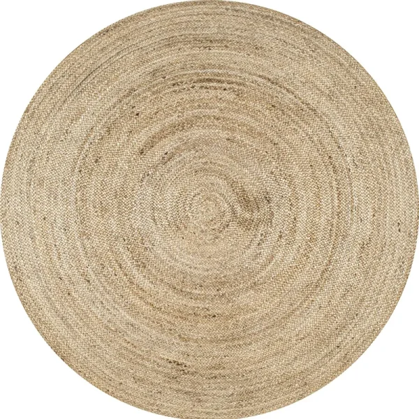 nuLOOM Hand Woven Farmhouse Jute Area Rug