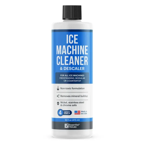 Essential Values Ice Machine Cleaner, Nickel Safe Descaler (16 fl oz), Clear 4396808