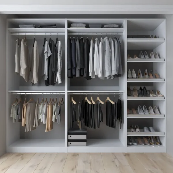 96" Closet System Closet & Co Finish: White