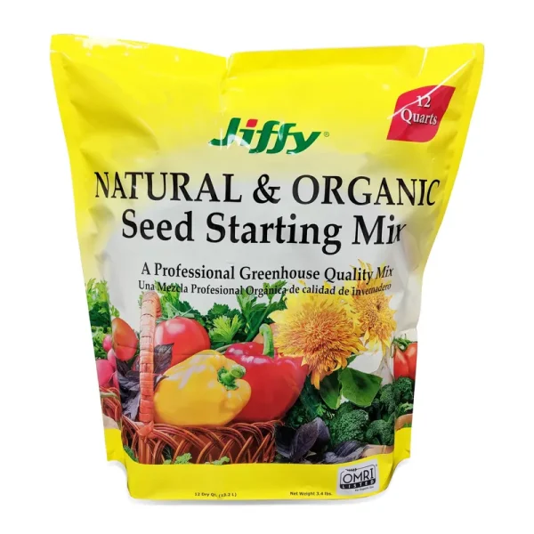 Jiffy Seed Starting Mix, Natural & Organic - 3.4 lbs