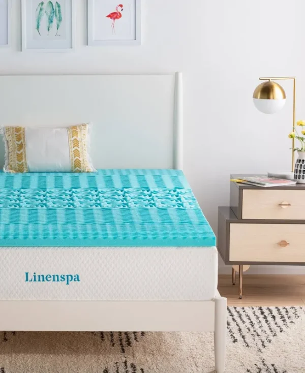 Linenspa Signature 2 in 5 Zoned Gel Mattress Topper, Twin