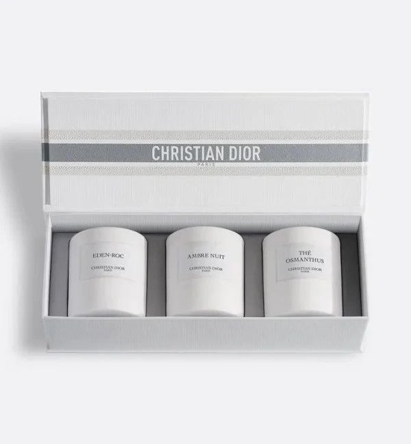 La Collection priv��e Christian Dior - 3 Scented Candles - Ambre Nuit, Eden-Roc and Th�� Osmanthus - Women