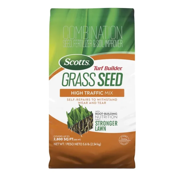 Scotts 5.6 lbs. Turf Builder Grass Seed High Traffic Mix