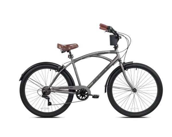 Kent 26 in. Bayside Men's Cruiser Bike. Satin Cocoa - MadeInUSA
