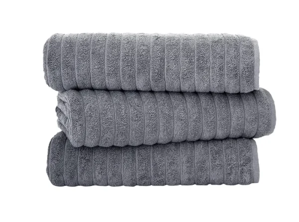 Classic Turkish Towels Brampton 3-Piece Bath Sheet Set (Gray)
