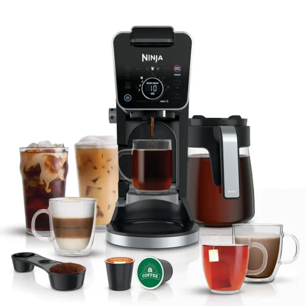 Ninja DualBrew Pro Specialty Coffee System, Single-Serve, Pod, and 12-Cup Drip Coffee Maker | CFP301C