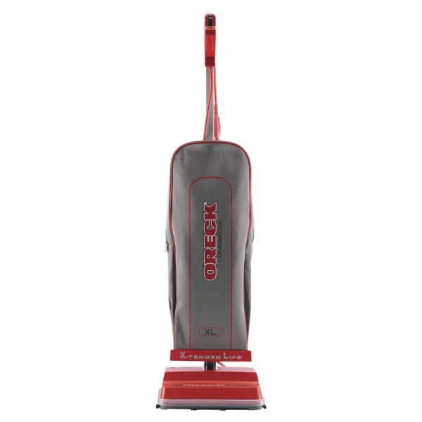 Oreck ORKU2000RB1 Commercial Vacuum with Pig Tail - Red & Silver