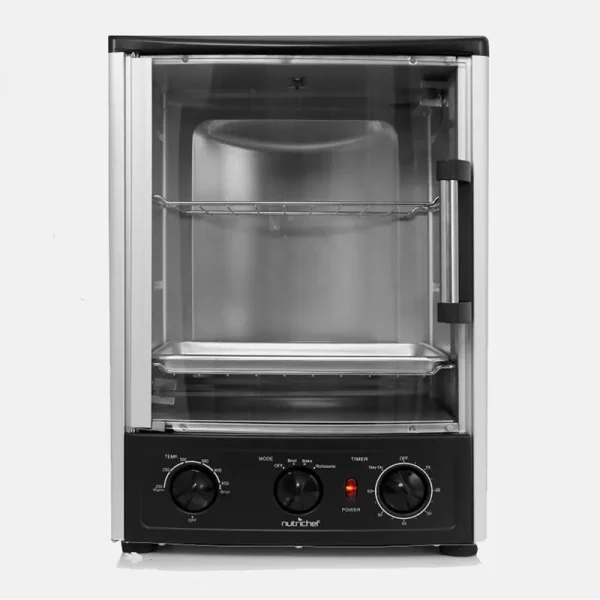NutriChef Multi-function Vertical Countertop Rotisserie Oven with Bake