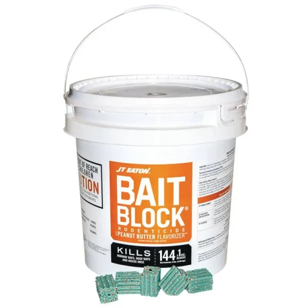 JT Eaton 9 lb Peanut Butter Bait Block Rodenticide