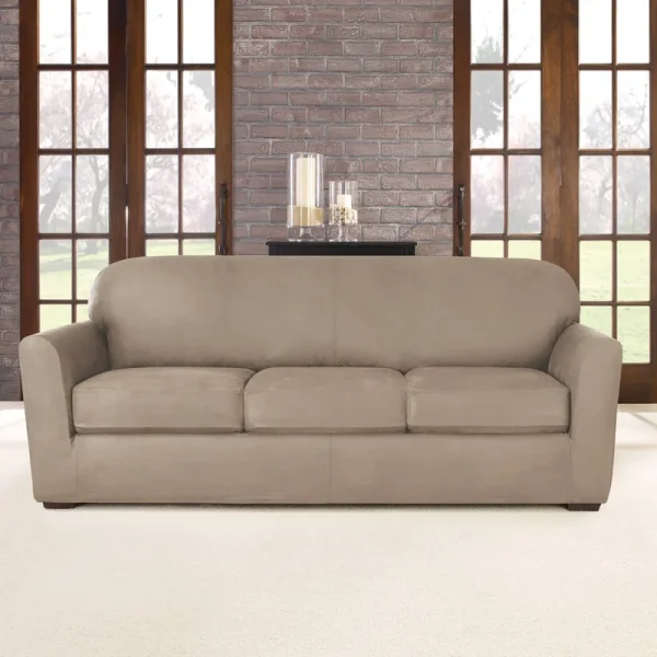 Sure Fit Ultimate Heavyweight Stretch Suede Sofa Slipcover H2070271